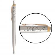 Ручка шариковая Parker Jotter Stainless Steel GT BP 2023 Год Кролика 16032_Z212b