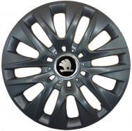 Колпак для колес SJS Skoda 429 R16" 4 шт. черный