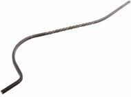 Стойка кованная 950x200 мм квадрат 12x12 мм