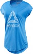 Футболка Reebok WOR SUPREMIUM 2.0 TEE BL BK6413 р.L блакитний