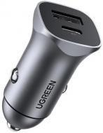 Автомобильное зарядное устройство UGREEN CD130 С+U 30W Gray