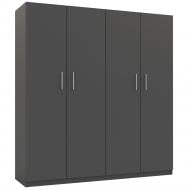 УЦЕНКА! Шкаф для одежды ROKO Greece 4Д 1950х1800х520 мм серый (20200048318) (УЦ №3028)