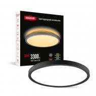 Светильник светодиодный Maxus 30 Вт черный 3000/4100/6000 К 1-MSP-30W-SLIM-BL