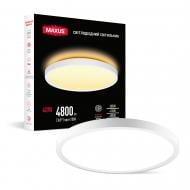 Светильник светодиодный Maxus 40 Вт черный 3000/4100/6000 К 1-MSP-40W-SLIM-WH Светильник светодиодный Maxus 40 Вт черный 3000/4100/6000 К 1-MSP-40W-SLIM-WH