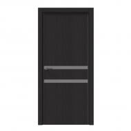 Дверное полотно IN WOOD ET-17 AL ПГ с молдингом и алюминиевой кромкой 700 мм лиственница горная