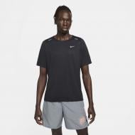 Футболка Nike NK RISE 365 SS WILD RUN GX DA0193-010 р.S черный