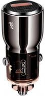 Автомобильное зарядное устройство Xo CC58 1xUSB-A/1xUSB-C 95W Car Charger Gray (CC58_TARNISH)