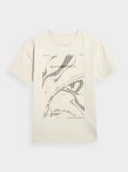 Футболка 4F TSHIRT M617 4FAW22TTSHM617-27S р.M бежевый