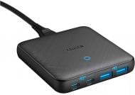Сетевое зарядное устройство Anker PowerPort Atom III 65W Slim GaN 2xUSB-C/2xUSB-A PIQ3.0 Black (A2046G12)