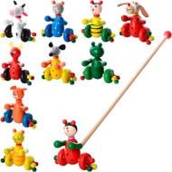 Игрушка деревянная Shantou Каталка MD 0024 звери 52 см в ассортименте ODC17411