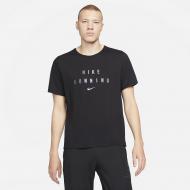 Футболка Nike NK RN DVN DF MILER TOP SS GX DA0444-010 р.XL чорний Футболка Nike NK RN DVN DF MILER TOP SS GX DA0444-010 р.XL чорний
