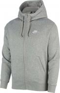 Джемпер Nike M NSW CLUB HOODIE FZ BB BV2645-063 р.L серый