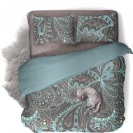 Комплект постельного белья 2,0 сп. Cucumbers зеленый UP! (Underprice)