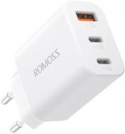 Мережевий зарядний пристрій Romoss 2C1A 30W