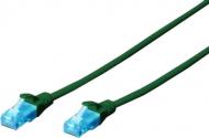 Патч-корд Digitus CCA CAT 5e DK-1512-030/G 3 м зеленый