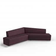 Трехместный диван KULIK SYSTEM COPTER Ткань Левый и правый Фиолетовый (hub_bNVf84666)
