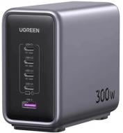 Мережевий зарядний пристрій UGREEN CD333 Nexode 1U+4C 300W GaN Gray