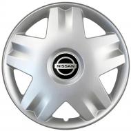 Колпак для колес SJS Nissan 213 R14" 4 шт. серебряный