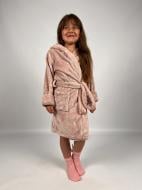 Халат для девочек Bibo с капюшоном р.152 мокко Халат для девочек Bibo с капюшоном р.152 мокко