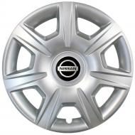 Ковпак для коліс SJS Nissan 327 R15" 4 шт. срібний Ковпак для коліс SJS Nissan 327 R15" 4 шт. срібний