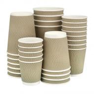 Стакан 175 мл 30 шт. бурый/волна 175 мл 30 шт.