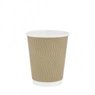 Стакан 250 мл 25 шт. бурый/волна 250 мл 25 шт.
