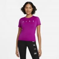 Футболка Nike W NK RUN DVN MILER TOP SS DC5236-584 р.S фиолетовый