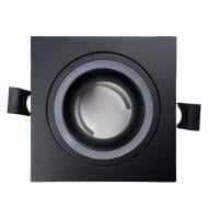 Светильник точечный Violux MONACO-S MR16 квадрат 35 Вт GU5.3 черный 131101