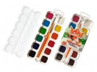 Краски акварельные 3 в 1 с крышкой-палитрой 12 шт. RUDIX