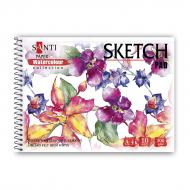 Альбом для акварелі Flowers А4 Paper Watercolour Collection 10 арк. 130498 Santi