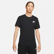 Футболка Nike M NSW TEE NIKE AIR GX DD3354-010 р.M чорний