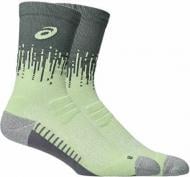 Шкарпетки Asics PERFORMANCE RUN SOCK CREW 3013A977-407 р.one size зелений 3 шт.