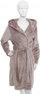 Халат женский капюшон с ушками р. L капучино