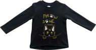 Джемпер для девочки Luna Kids 1067/22007 Котенок р.104 черный