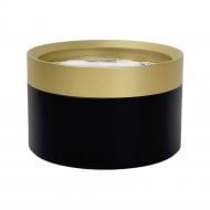 Светильник точечный Violux VEGAS круг черный+золото 15 Вт GX53 черный/золотой 340201