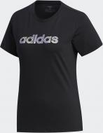 Футболка Adidas W LYRPRNT LG T FM6179 р.M черный