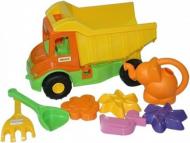 Грузовик Wader Multi truck с набором для песка и лейкой 39206