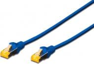 Патч-корд Digitus DK-1644-A-030/B CAT 6a S-FTP AWG 26/7 3 м синій