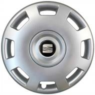 Колпак для колес SJS Seat 302 R15" 4 шт. серебряный