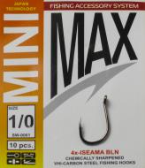 Гачок MiniMax 4x- Iseama №1/0 10 шт. SW0061-1/0