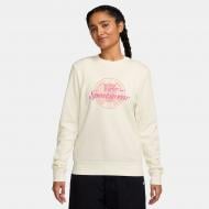 Джемпер Nike W NSW CLUB FLC GX STD CREW HV2342-133 р.XS бежевый