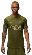 Футболка Nike PSG M NK DF STRK SS TOP K 4TH FD7085-327 р.2XL зеленый