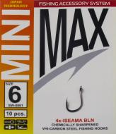 Крючок MiniMax 4x- Iseama №6 10 шт. SW0061-6