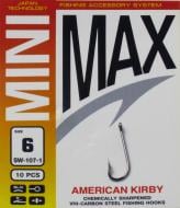 Гачок MiniMax American Kirby №6 10 шт. SW107-1-6