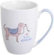 Чашка Fiora Pets Dog Pink 350 мл фарфор