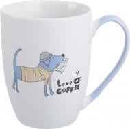 Чашка Fiora Pets Dog Blue 350 мл фарфор