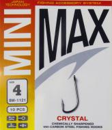 Крючок MiniMax Crystal №4 10 шт. SW1121-4