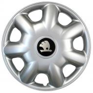 Колпак для колес SJS Skoda 218 R14" 4 шт. серебряный