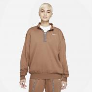 Свитшот Nike W NSW ICN CLSH FLC GX HZ LS T DD5031-256 р. XS бежевый