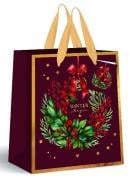Пакет подарочный LARGE Burgundy 33x46x13 см